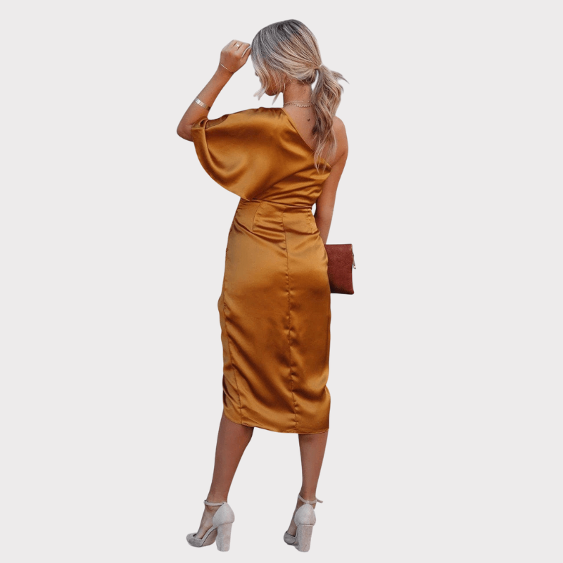 Anais | Elegant Silky Satin Dress Liora Lane Boutique