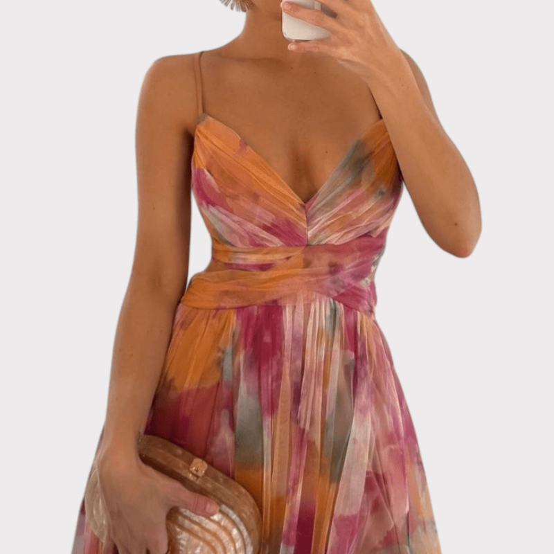 Athena | Watercolour Maxi Dress Liora Lane Boutique