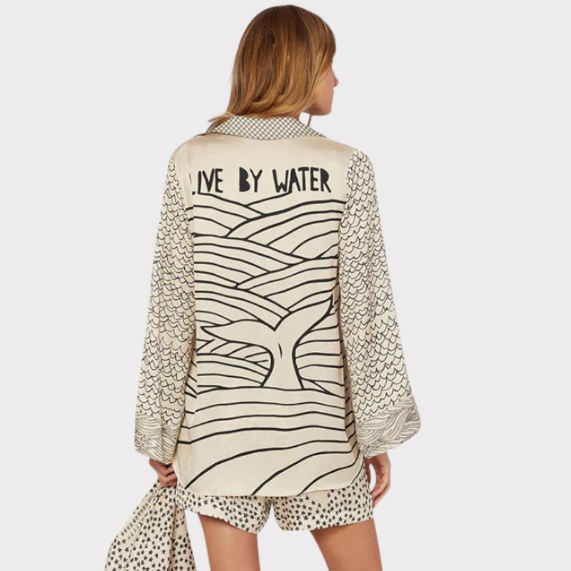 Jayla | Printed Shirt and Shorts Set Liora Lane Boutique