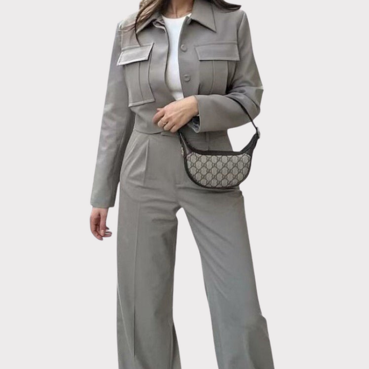Inga | Soft-Tailored Two-Piece Lounge Set Liora Lane Boutique