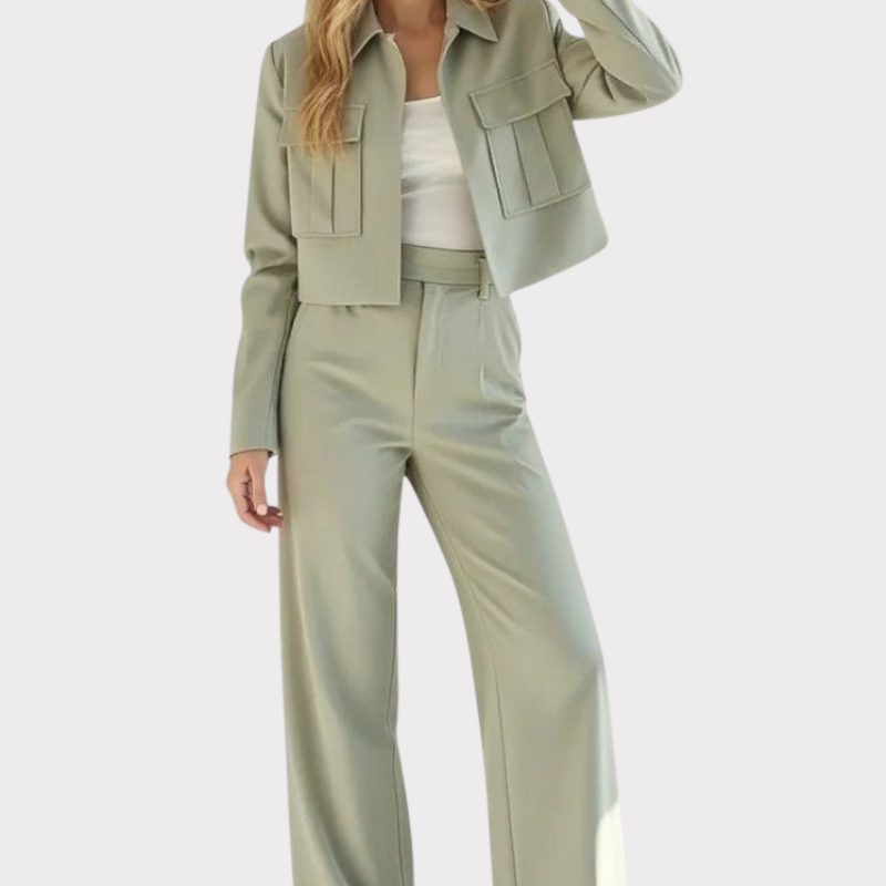 Inga | Soft-Tailored Two-Piece Lounge Set Liora Lane Boutique