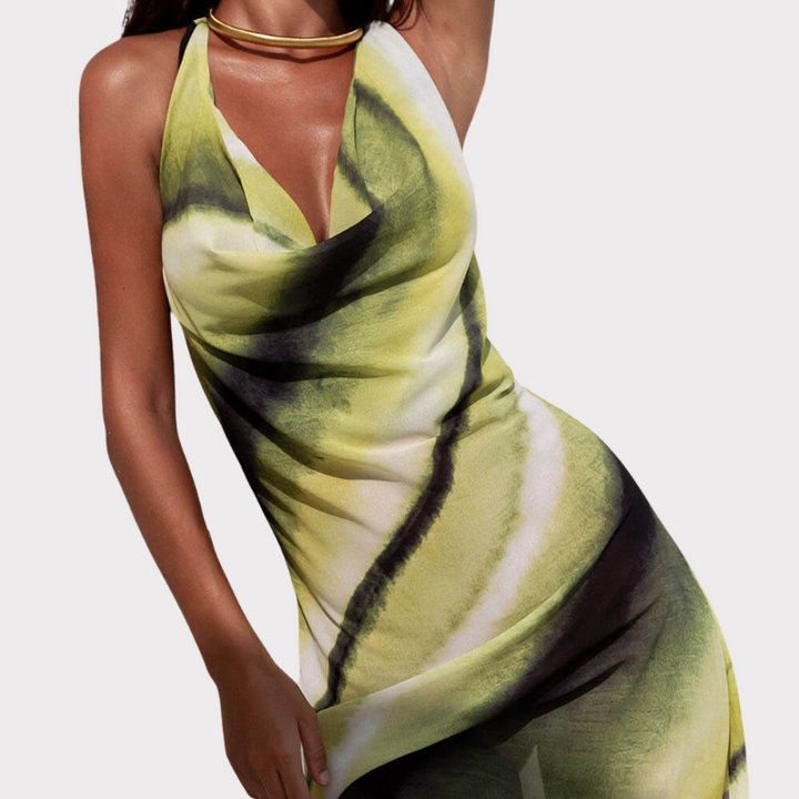 Ella | Tie-Dye Ombre Maxi Dress Liora Lane Boutique