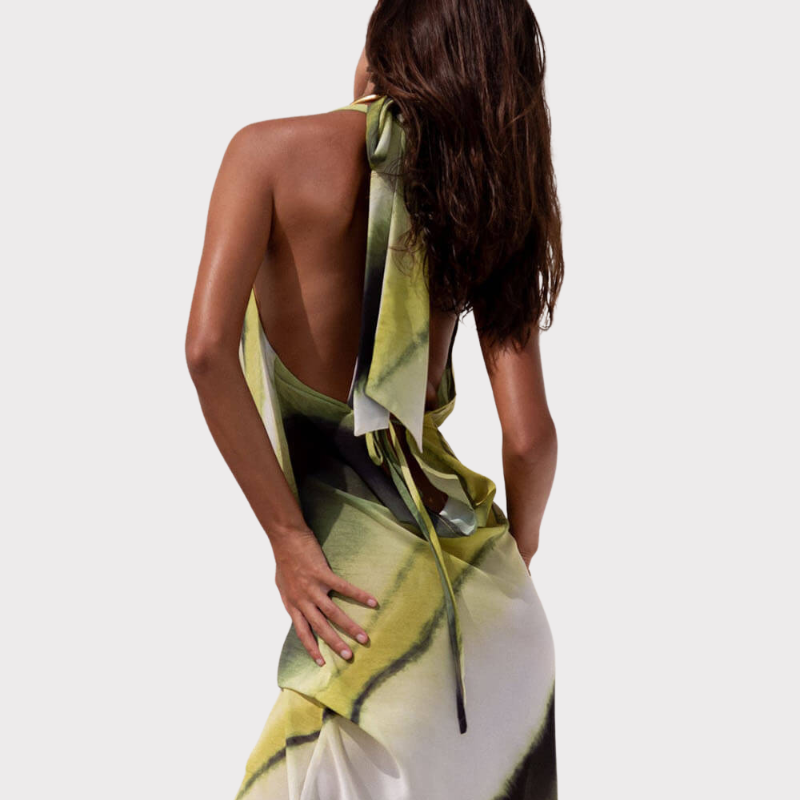Ella | Tie-Dye Ombre Maxi Dress Liora Lane Boutique