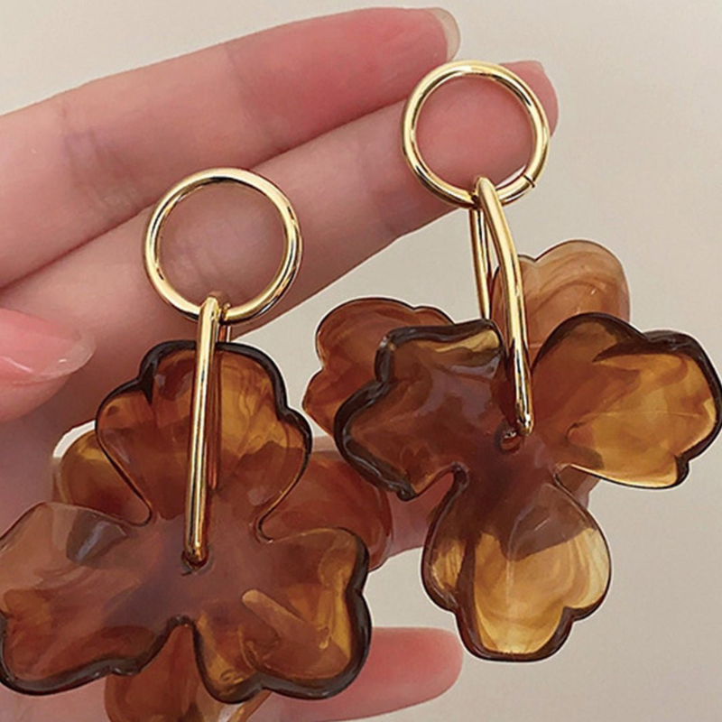 Flower Pendant Earrings Liora Lane Boutique
