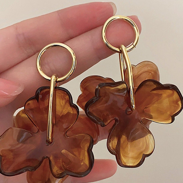 Flower Pendant Earrings Liora Lane Boutique