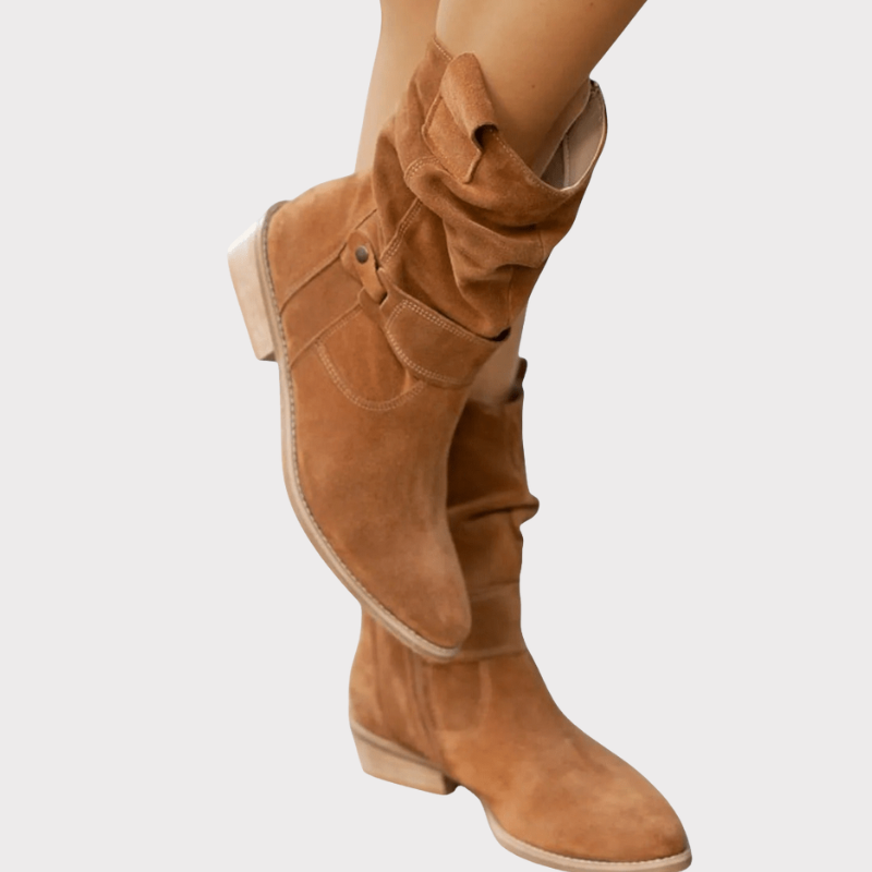 Aira | Classic Suede Ankle Boots Liora Lane Boutique
