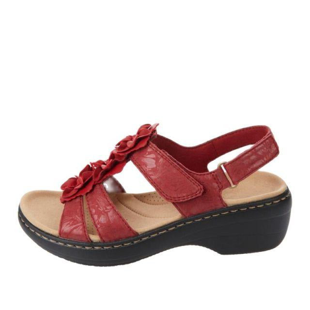 Floral Accent Comfort Sandals Jasmine's Boutique Australia