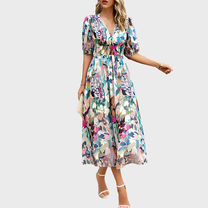V-neck midi dress Jasmine's Boutique Australia