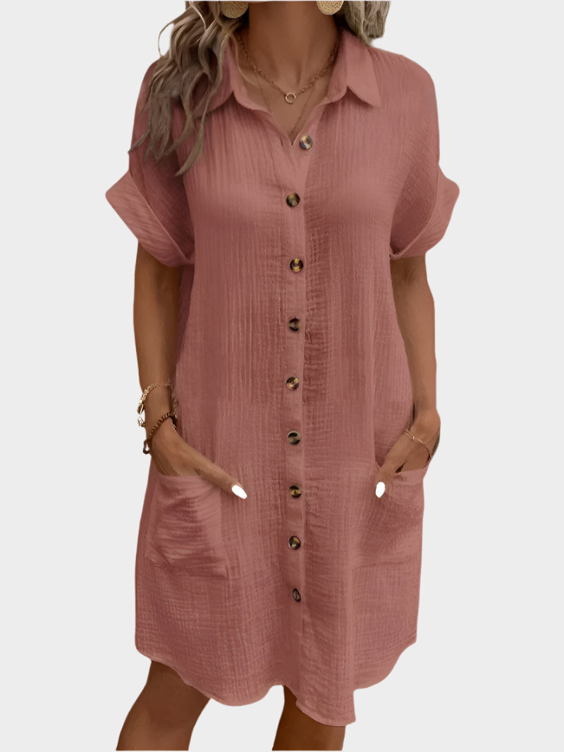 Women's Cotton and Linen Dress Jasmine's Boutique Australia
