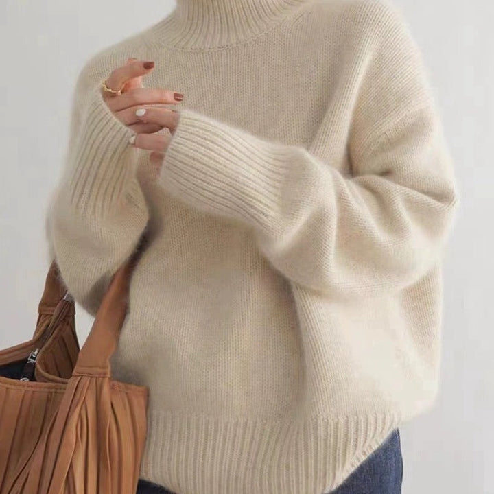 Selena | Cashmere Turtleneck  Liora Lane Boutique  Khaki / UK 16-18 (XL) 44.95