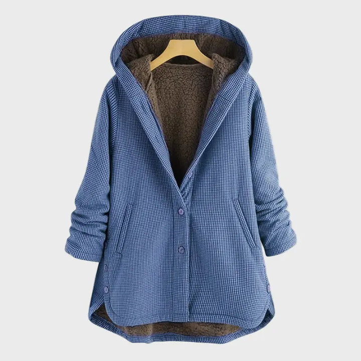 Cozy Plaid Hooded Coat Jasmine's Boutique Australia