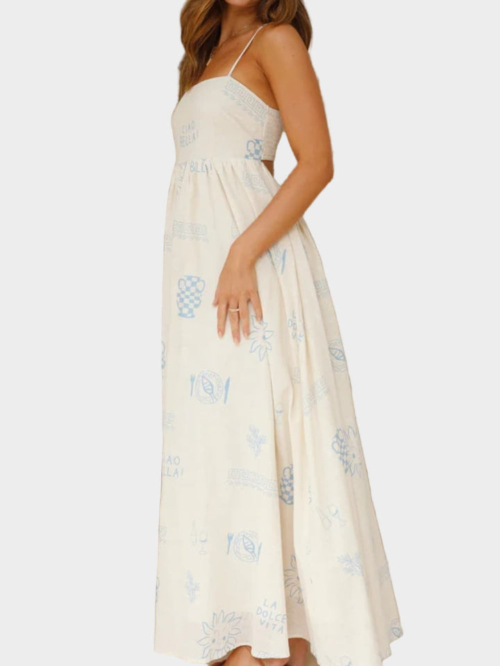 Chill Vibes Open Back Spaghetti Strap Maxi Dress Jasmine's Boutique Australia