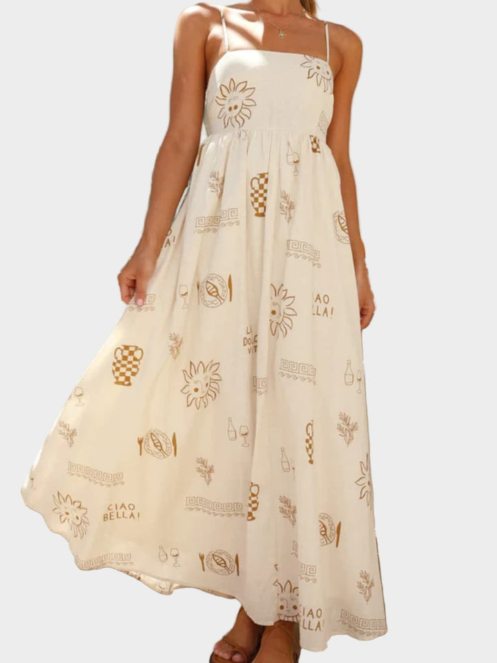Chill Vibes Open Back Spaghetti Strap Maxi Dress Jasmine's Boutique Australia