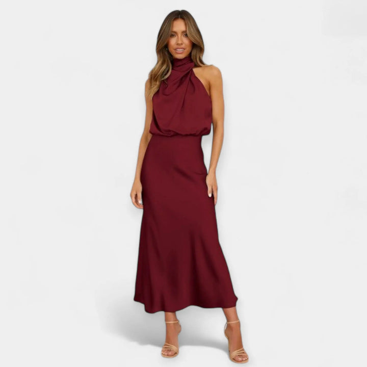 Maxi Dress with Off-Shoulder Design Jasmine's Boutique Australia