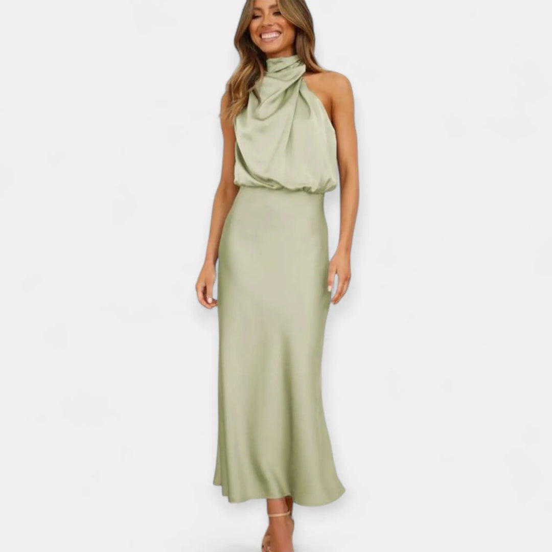 Maxi Dress with Off-Shoulder Design Jasmine's Boutique Australia