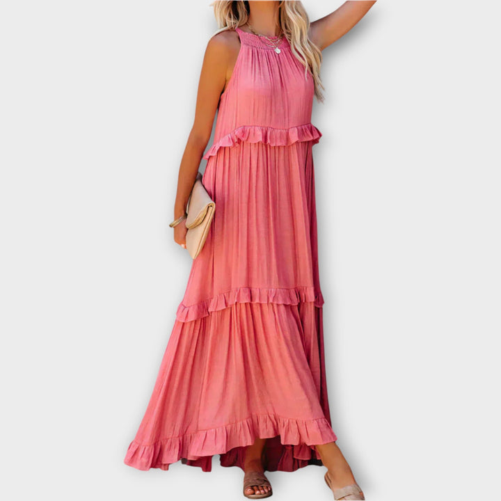 Dress with Thin Straps and Elegant Line Jasmine's Boutique Australia