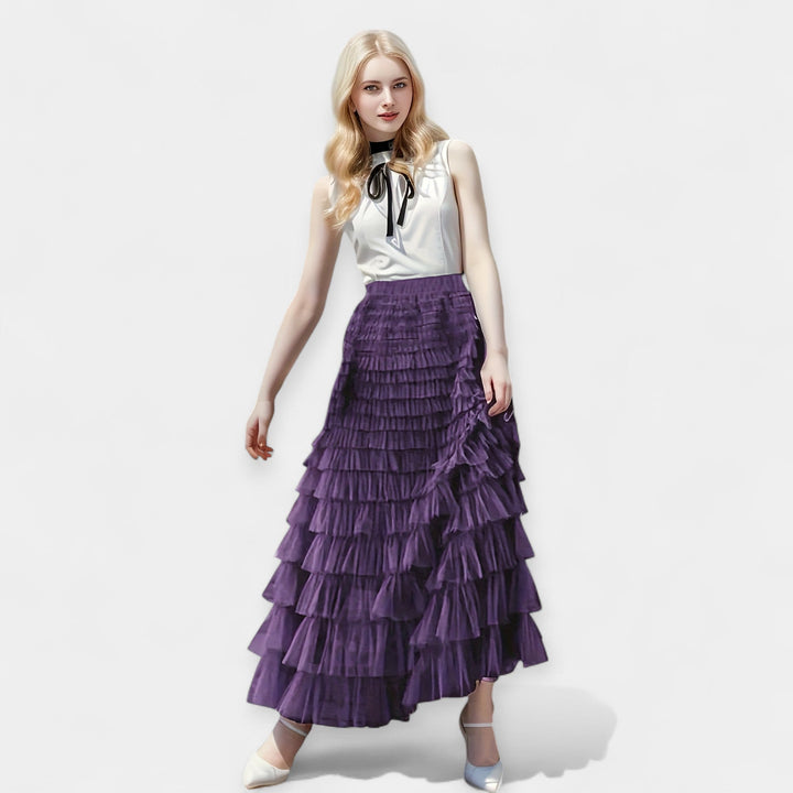 Elegant Tulle Skirt with Decorative Detail Jasmine's Boutique Australia