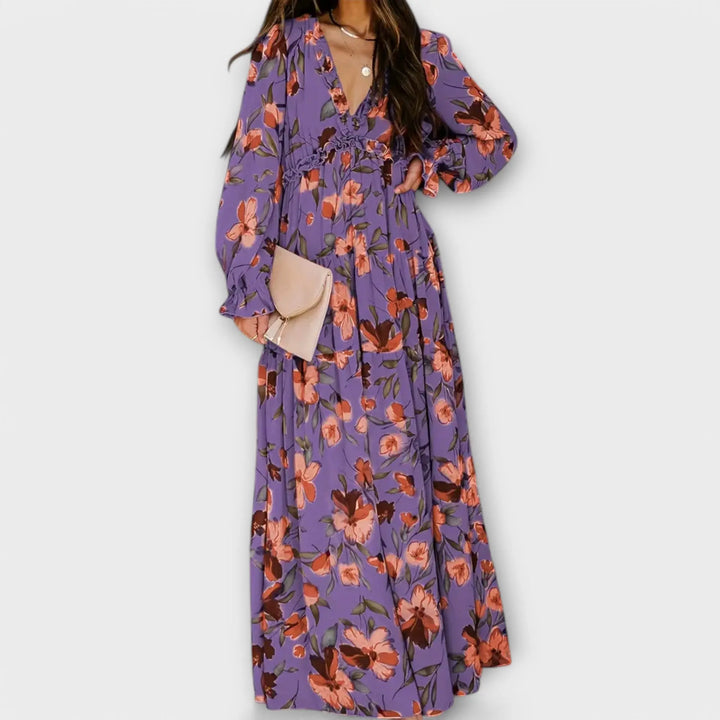 Maxi Dress with Flowers Jasmine's Boutique Australia