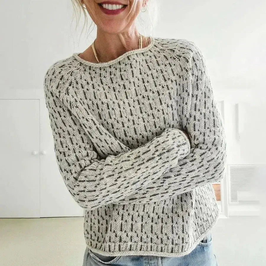 Textured Knit Crew Sweater Jasmine's Boutique Australia