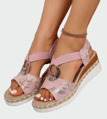 Ring Detail Platform Sandals Jasmine's Boutique Australia