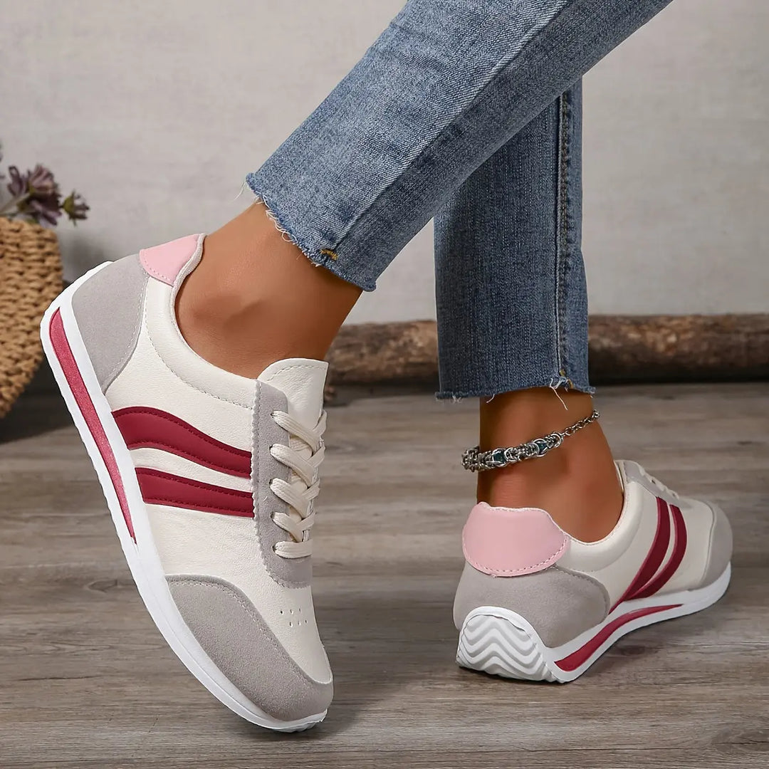 Retro Stripe Runner Sneakers Jasmine's Boutique Australia