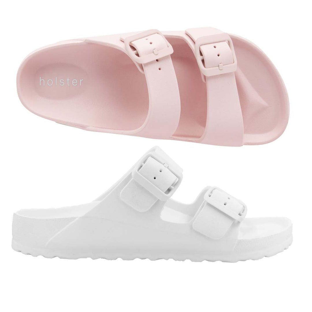 Aurora Double Strap Slides Jasmine's Boutique Australia