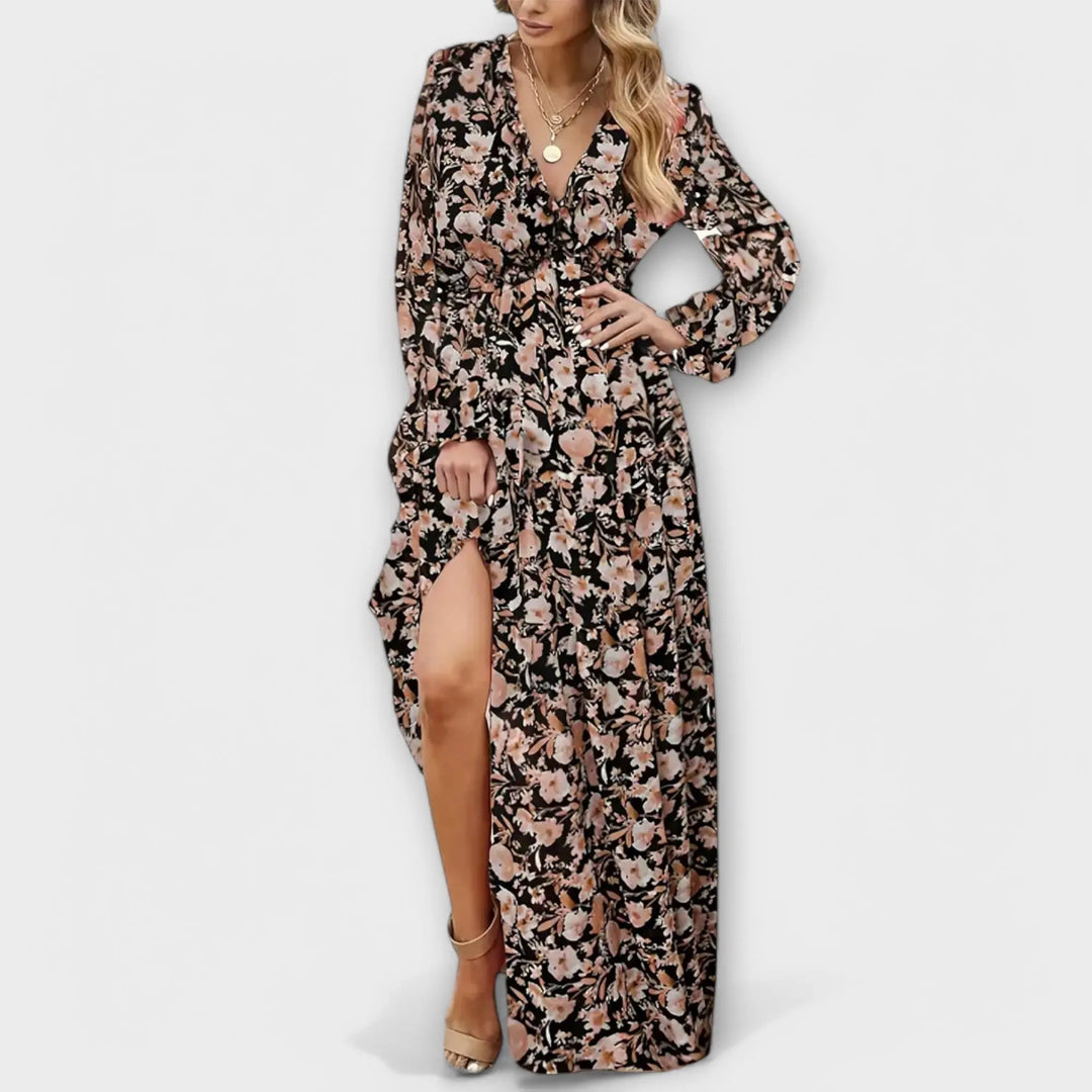 Maxi Dress with Flowers Jasmine's Boutique Australia