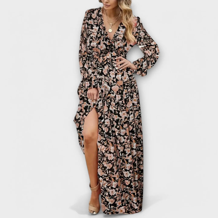 Maxi Dress with Flowers Jasmine's Boutique Australia