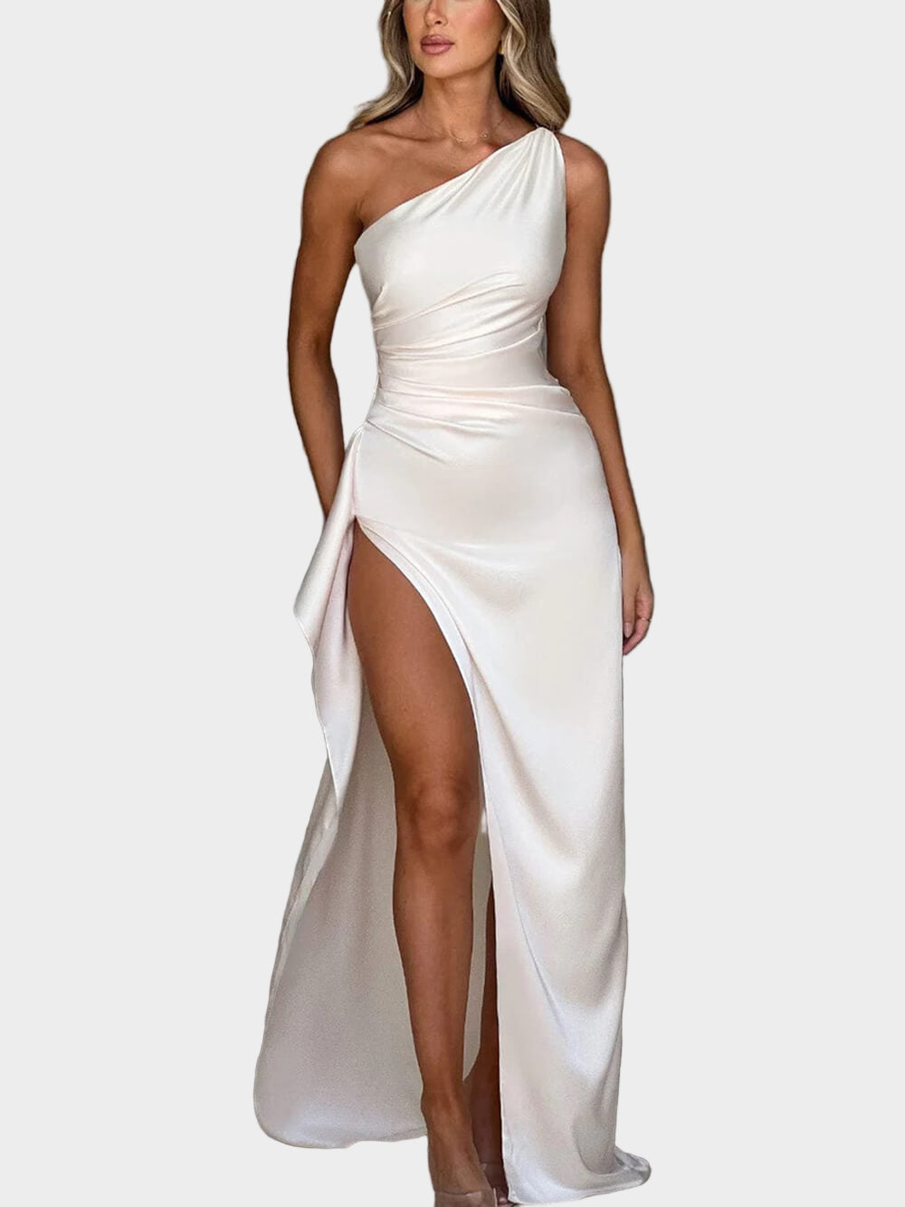 Satin Slit Maxi Dress Jasmine's Boutique Australia