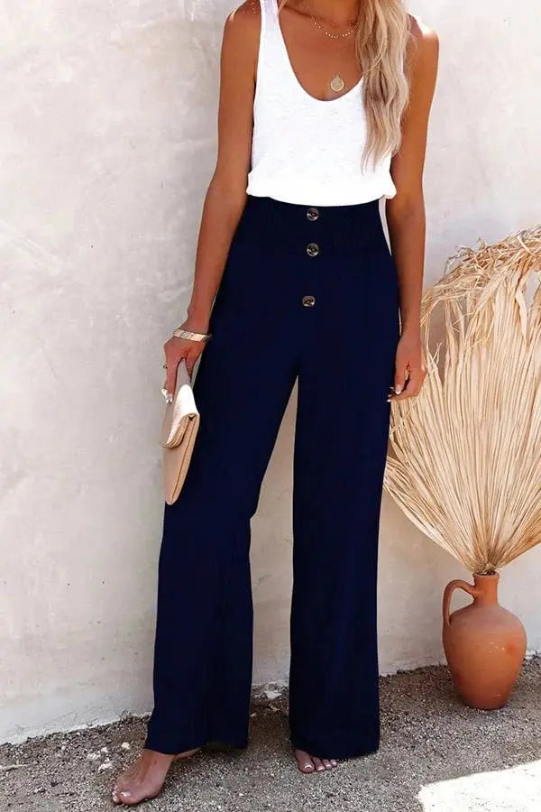 Sage Breeze High-Waist Pants Jasmine's Boutique Australia