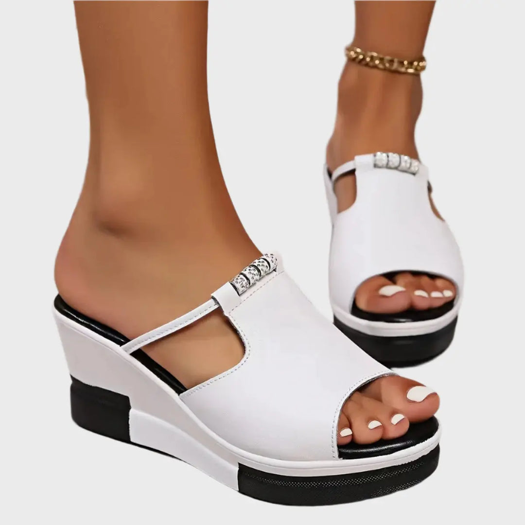 Sleek Comfort Wedge Sandals Jasmine's Boutique Australia