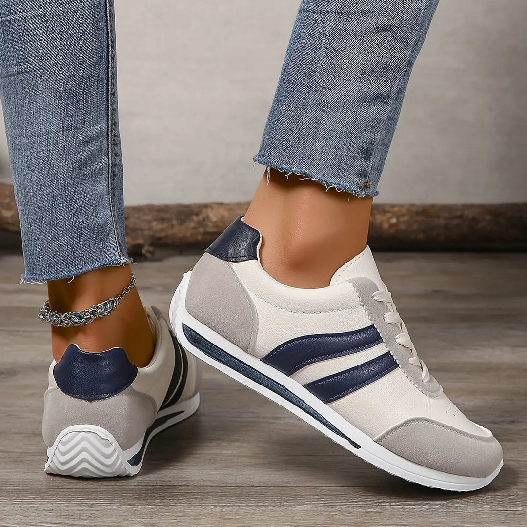 Retro Stripe Runner Sneakers Jasmine's Boutique Australia