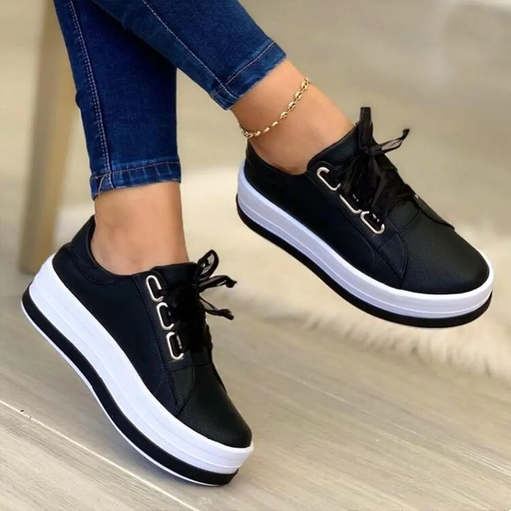 ShineLift Metallic Platform Sneakers Jasmine's Boutique Australia