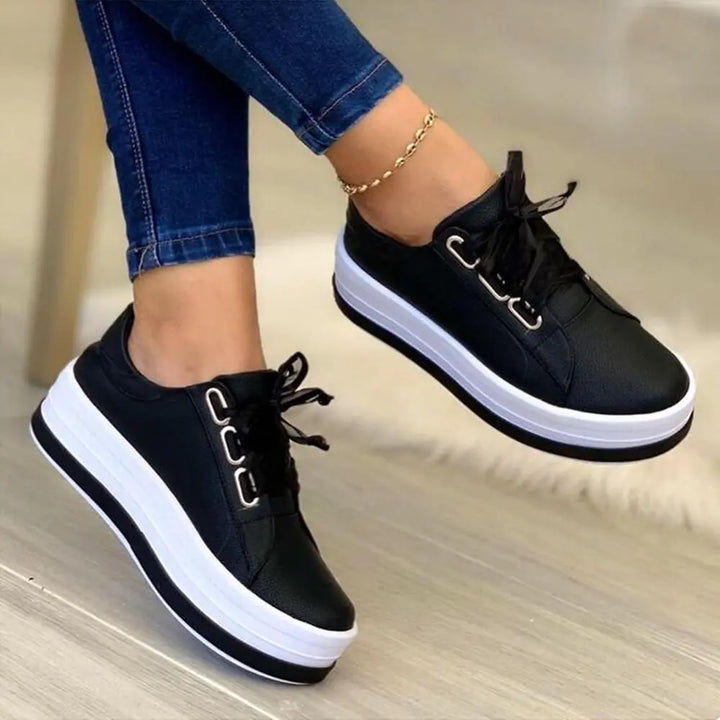 ShineLift Metallic Platform Sneakers Jasmine's Boutique Australia