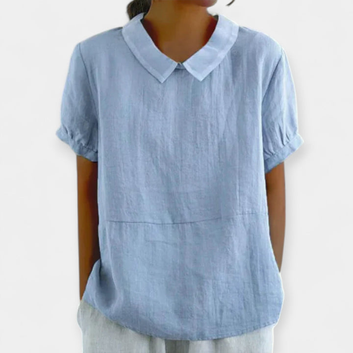 Cotton Blouse with Collar Jasmine's Boutique Australia