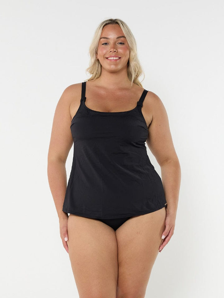 Classic Black Tankini Top Jasmine's Boutique Australia