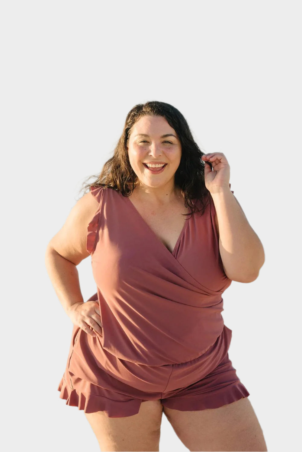 Swimsuit with Ruffles and Support Jasmine's Boutique Australia