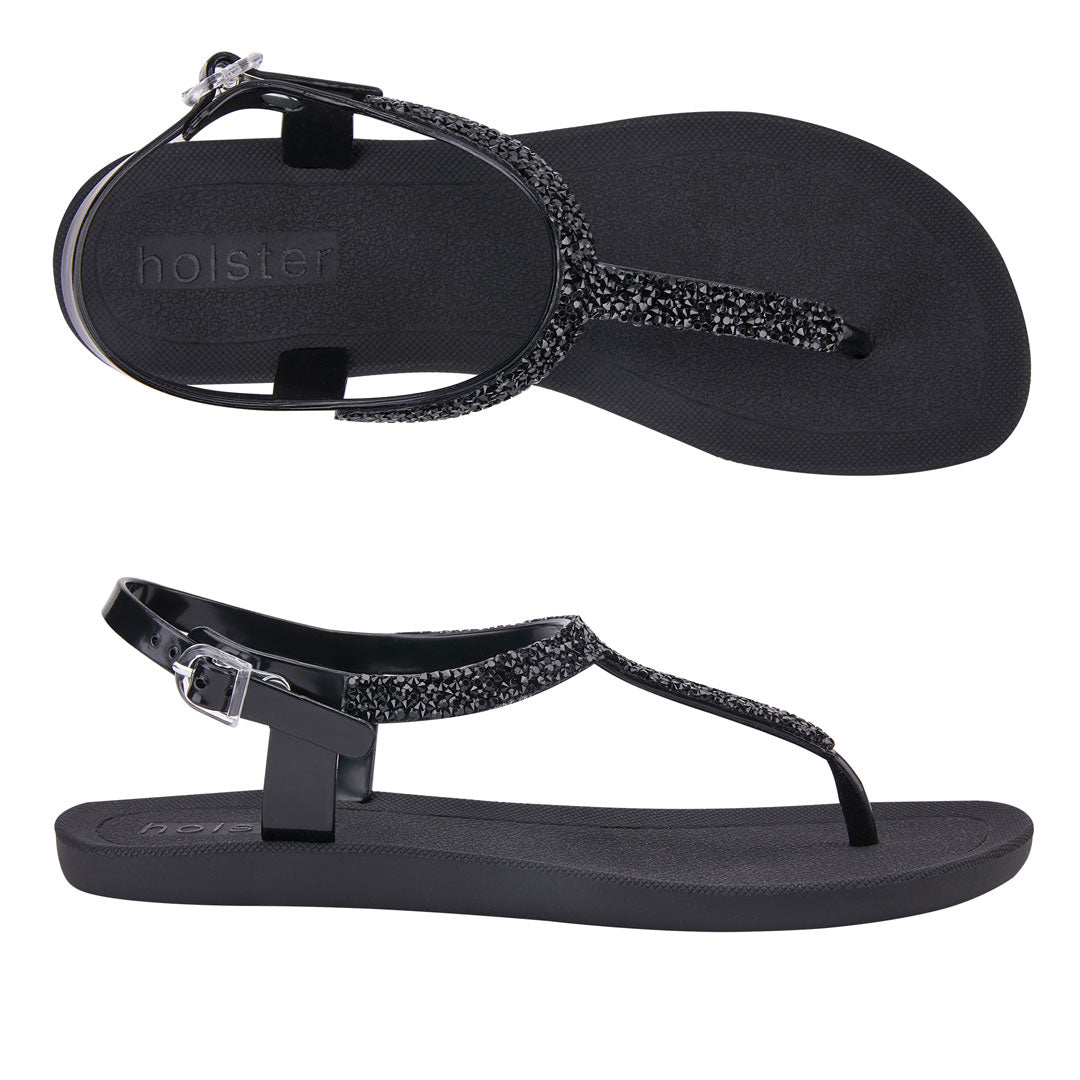 Sparkle T-Strap Sandals Jasmine's Boutique Australia
