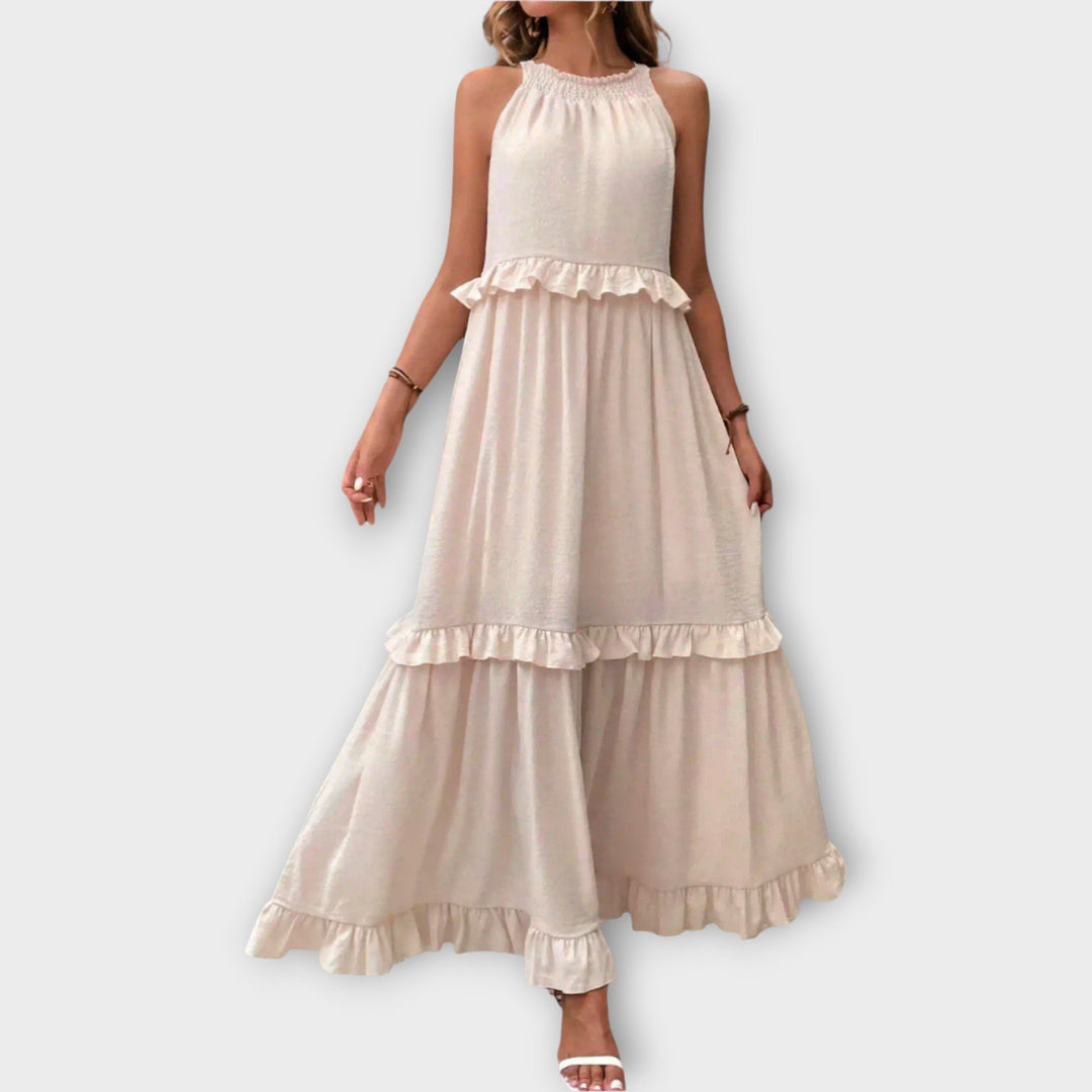 Dress with Thin Straps and Elegant Line Jasmine's Boutique Australia