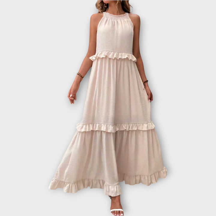 Dress with Thin Straps and Elegant Line Jasmine's Boutique Australia