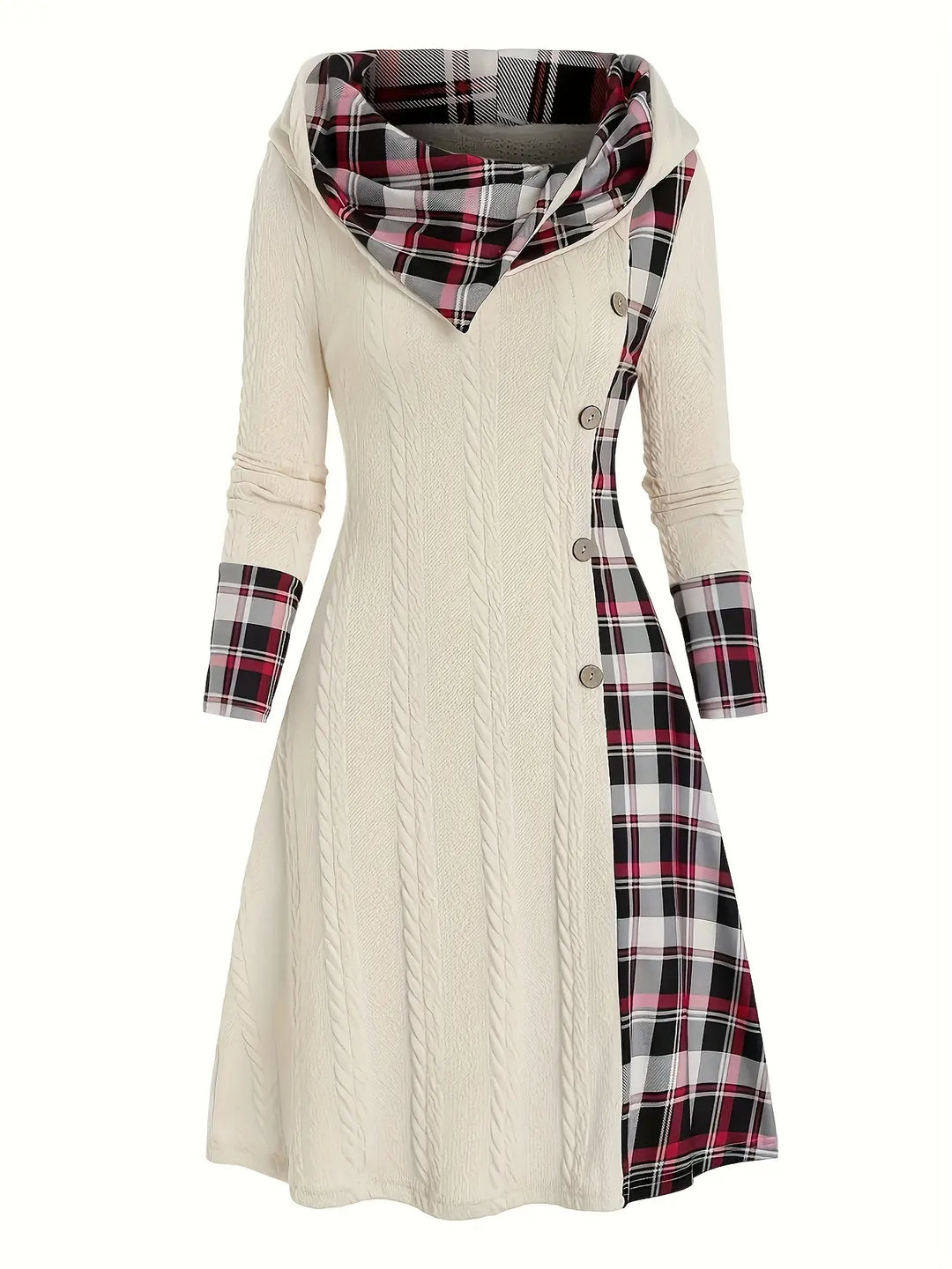 Highland Plaid Knit Dress Jasmine's Boutique Australia