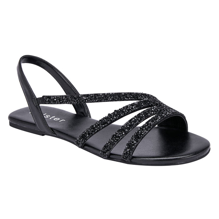 Midnight Sparkle Sandals Jasmine's Boutique Australia