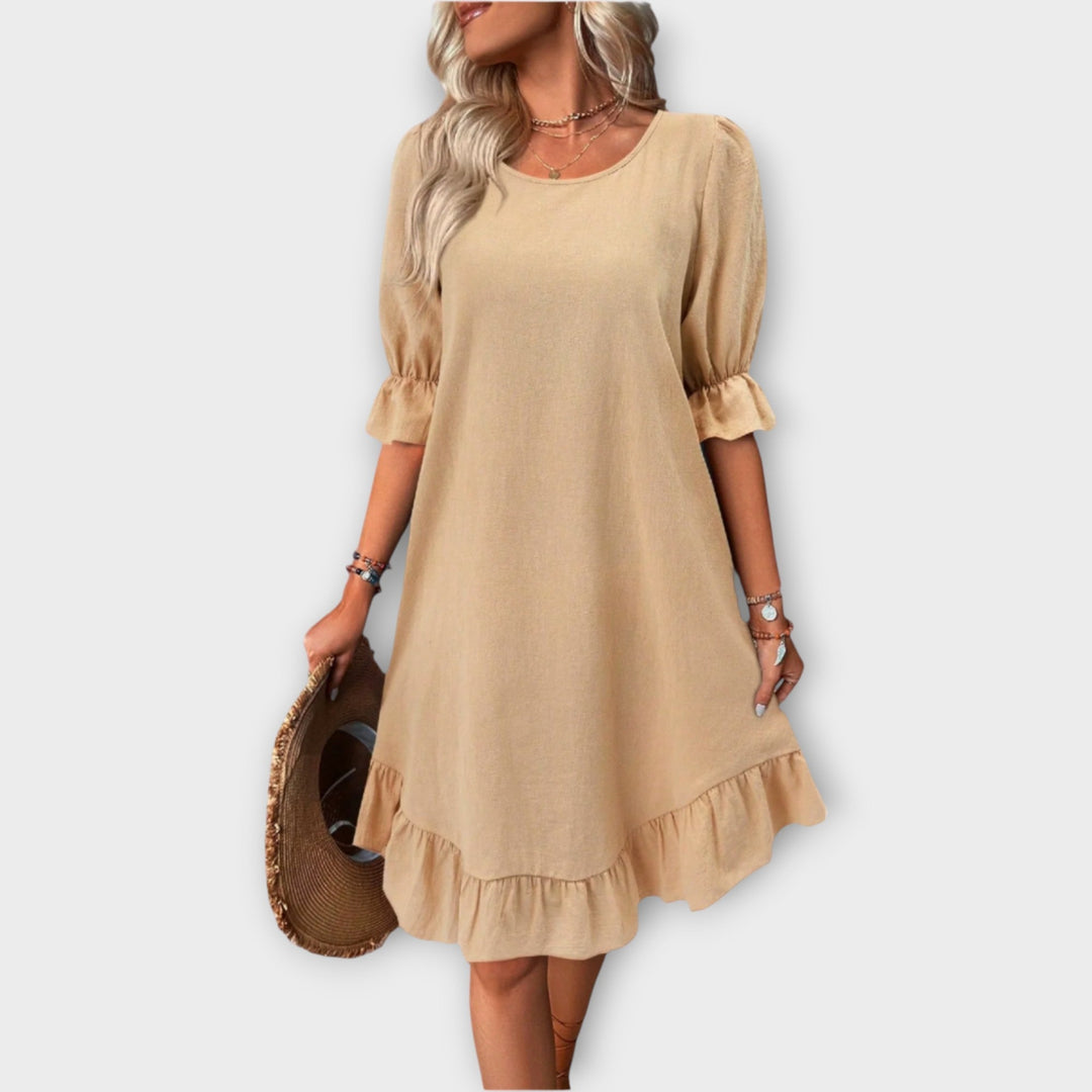 Dress with Thin Straps and Elegant Line Jasmine's Boutique Australia