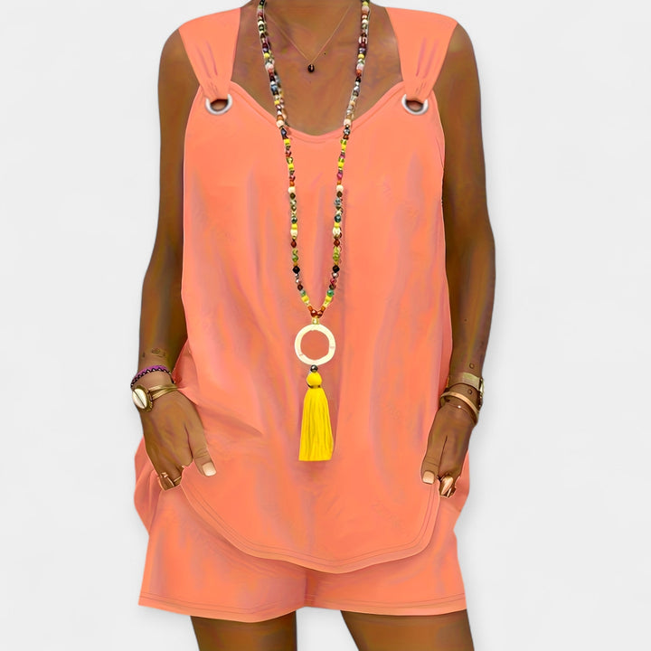 Sleeveless Blouse Set with Shorts Jasmine's Boutique Australia