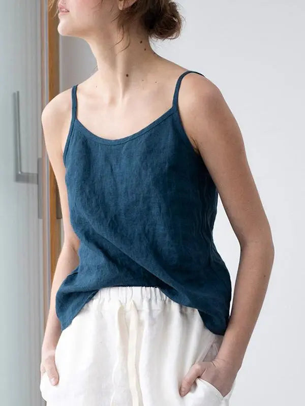 Pure Essence Linen Camisole Jasmine's Boutique Australia