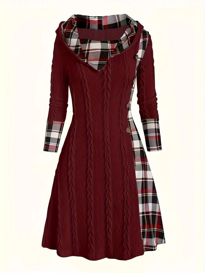 Highland Plaid Knit Dress Jasmine's Boutique Australia