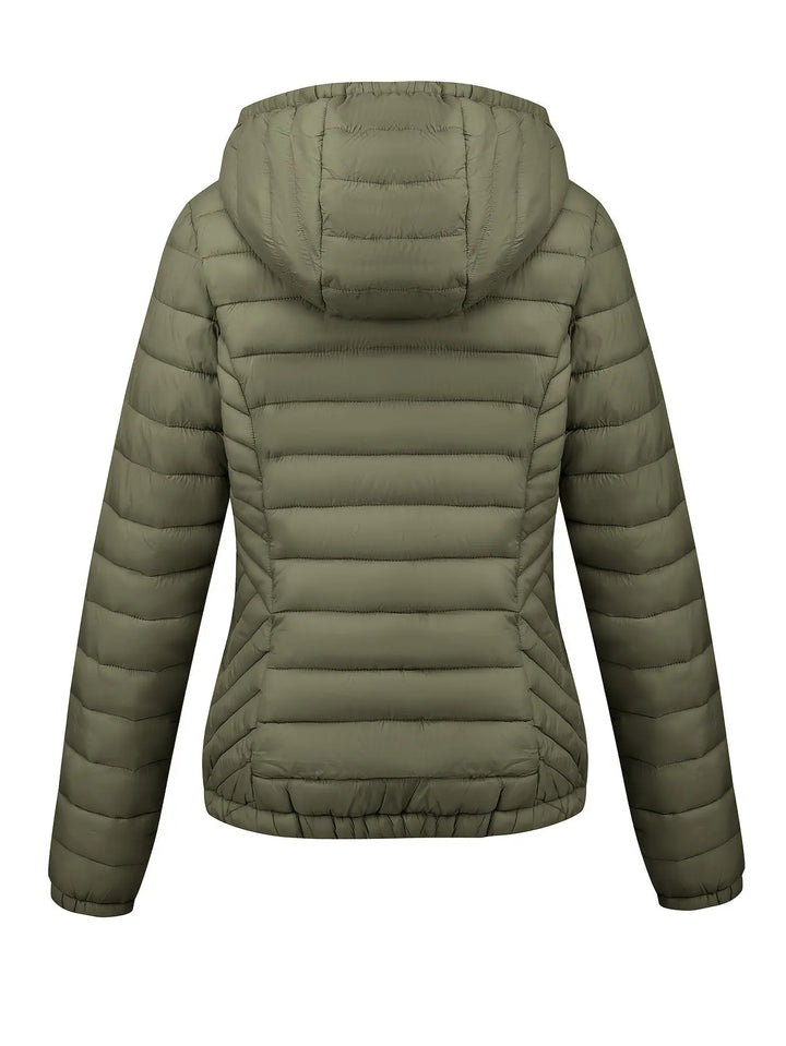 Amber Glow Puffer Jacket Jasmine's Boutique Australia