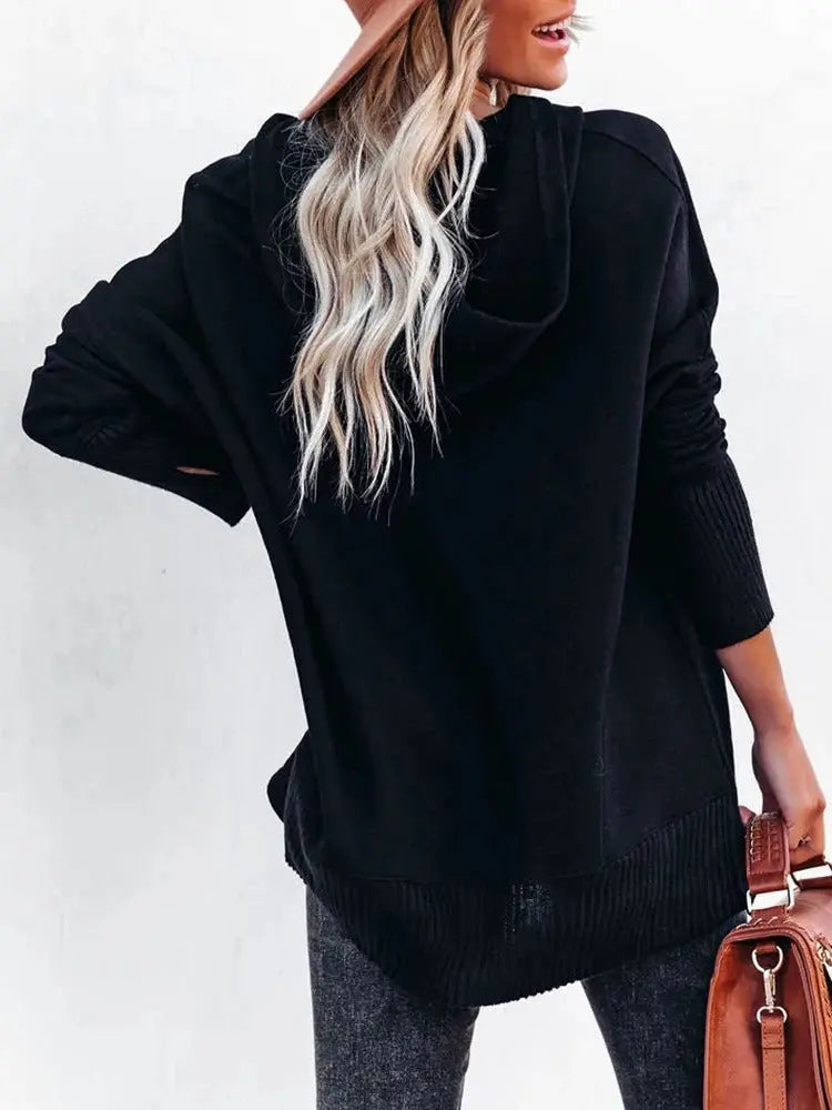 Relaxed Button-Up Hoodie Jasmine's Boutique Australia