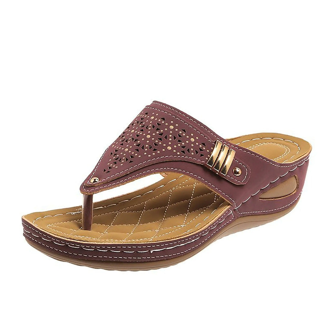 Beige Blossom Comfort Sandals Jasmine's Boutique Australia
