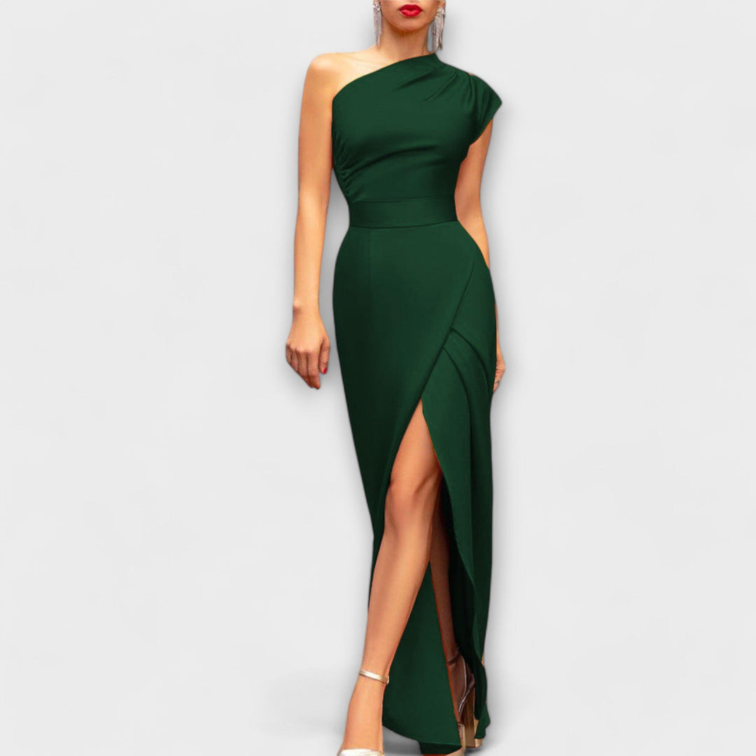 Axa - Elegant Asymmetrical Evening Dress Jasmine's Boutique Australia